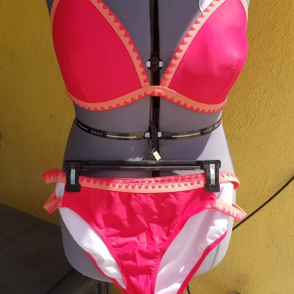 Swimsuits for all pink/salmon/orange bikini set